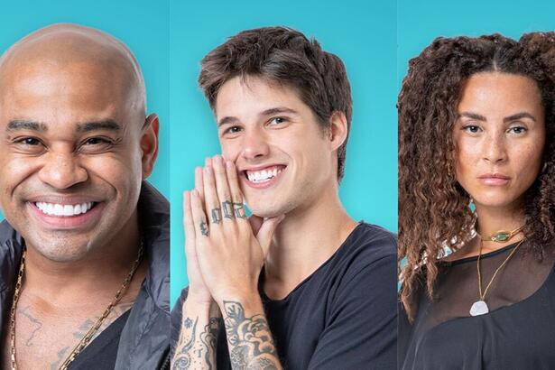 Cezar, Gabriel e Domitila estão no 2º paredão do BBB 23