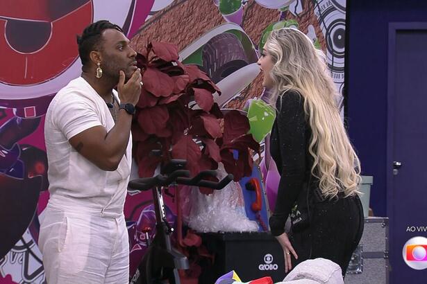 Fred Nicácio e Marília se surpreendem ao chegar no quarto secreto do BBB 23