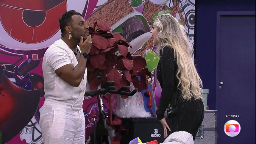 Fred Nicácio e Marília se surpreendem ao chegar no quarto secreto do BBB 23