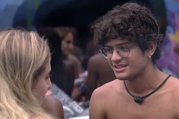 Gabriel Santana em um dos quartos do BBB 23