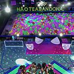 Palco da festa do BBB 23 visto do alto
