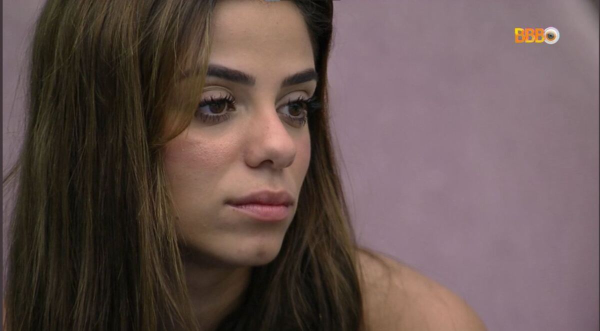 Key Alves com semblante sério no BBB 23