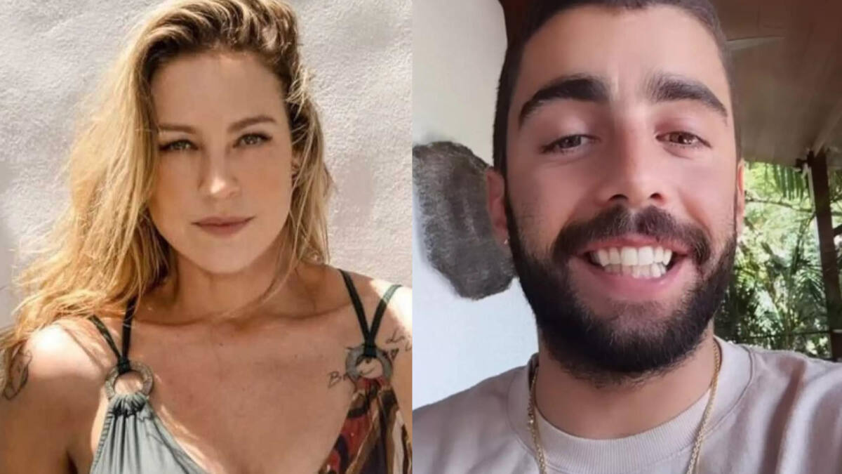 Luana Piovani e Pedro Scooby em uma montagem