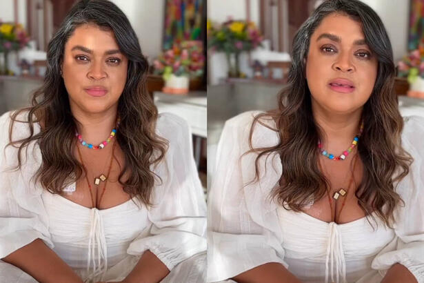 Preta Gil, de roupa branca, em trechos do vídeo