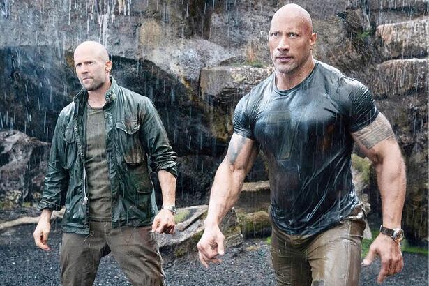 Trecho do filme Velozes & Furiosos: Hobbs & Shaw, exibido pela TV Globo no Cinema do Líder