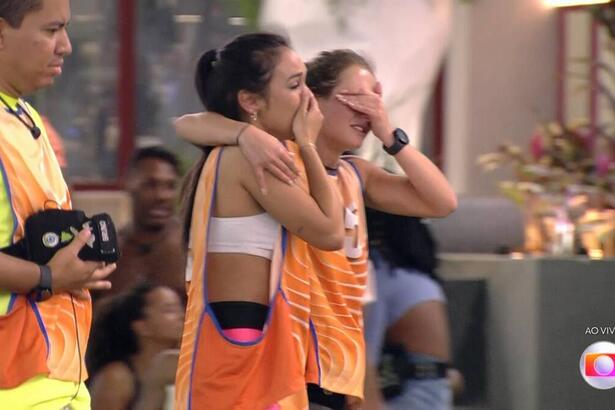 Bruna Griphao e Larissa choram com a vitória na Prova do Líder do BBB 23