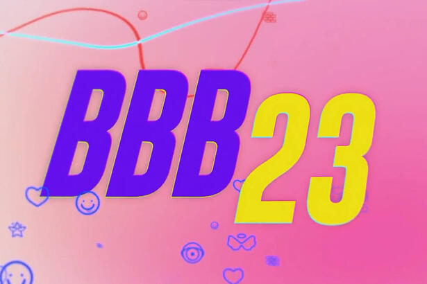 Logo do BBB 23 na chamada de divulgação dos participantes
