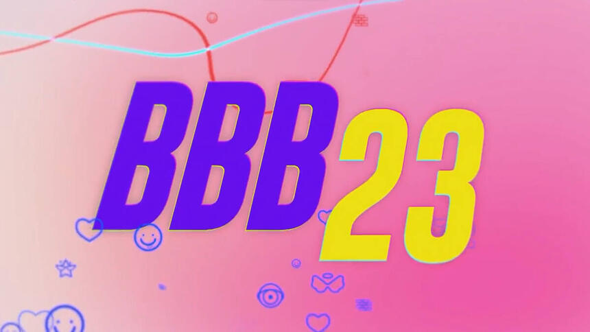 Logo do BBB 23 na chamada de divulgação dos participantes