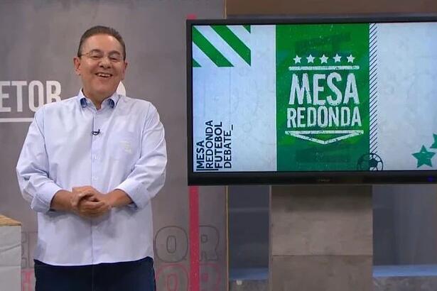 Flávio Prado no comando do Mesa Redonda; apresentador deixa a TV Gazeta no fim do mês