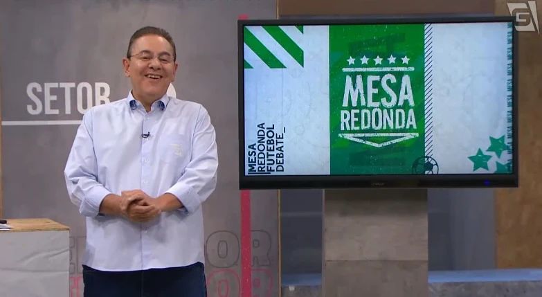 Flávio Prado no comando do Mesa Redonda; apresentador deixa a TV Gazeta no fim do mês