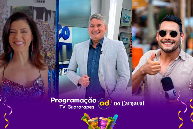 Meiry Lanunce, Gernand Lopes e Jota Júnior estarão na apresentação do Carnaval da TV Guararapes