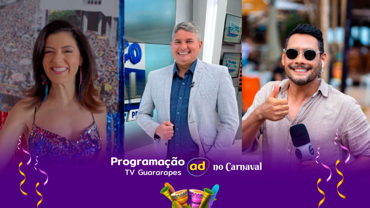 Meiry Lanunce, Gernand Lopes e Jota Júnior estarão na apresentação do Carnaval da TV Guararapes