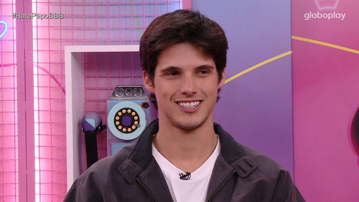 Gabriel em trecho do Bate-Papo BBB, o globoplay