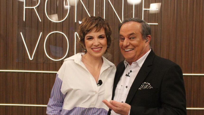 Gloria Vanique falou sobre troca de emissora em entrevista a Ronnie Von nesta quinta-feira (09)