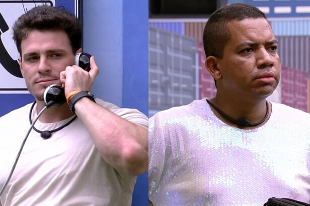 Montagem de Gustavo e Bruno no BBB 23