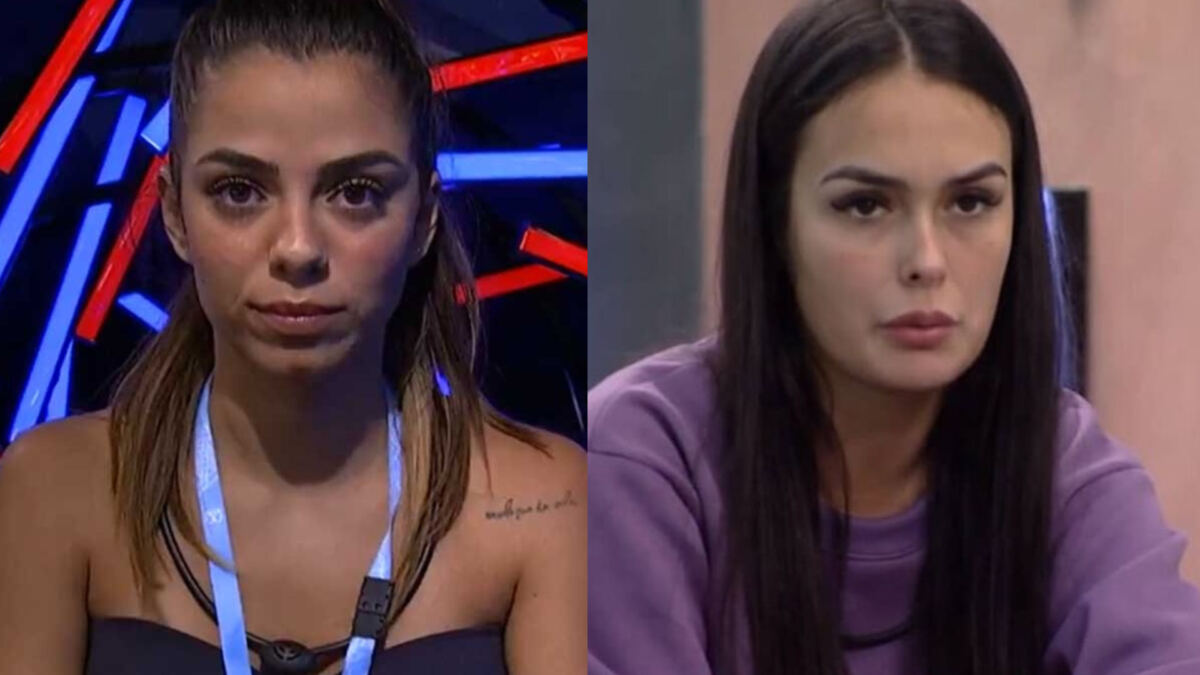 Key Alves e Larissa em uma montagem em trechos do BBB 23