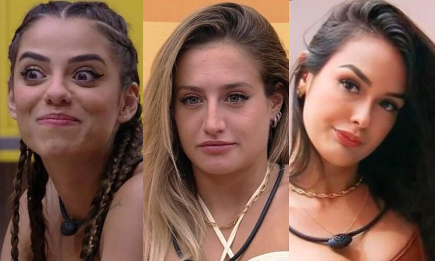 Montagem Key Alves, Bruna Griphao e Larissa do BBB 23