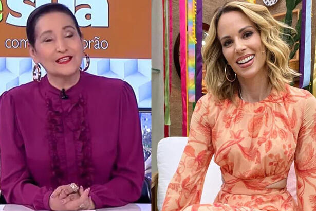 Montagem de Sônia Abrão, no A Tarde é Sua, e Ana Furtado, no É de Casa