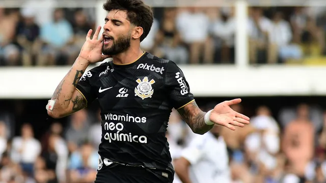 Yuri Alberto em Santos x Corinthians. Jogo foi líder de audiência na Record TV