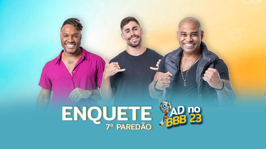 Fred Nicácio, Cara de Sapato e Cezar na arte de enquete do 7º paredão do BBB 23