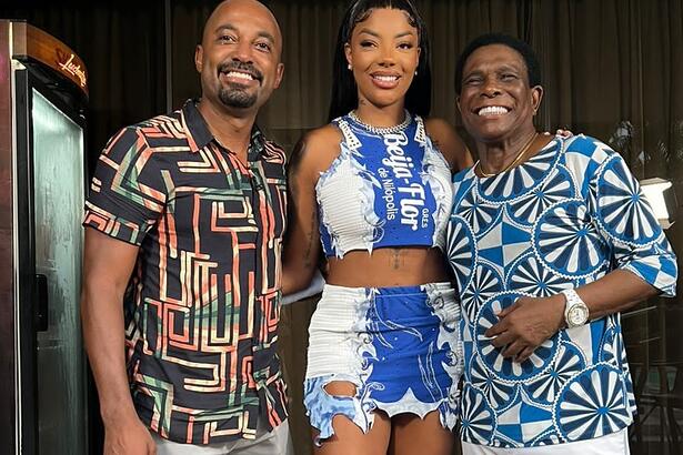Alexandre Henderson entrevistou Ludmilla e Neguinho da Beija-Flor para o Fantástico deste domingo (19)