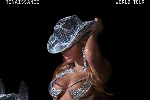 Beyoncé em capa de divulgação de sua turnê Renaissance World Tour