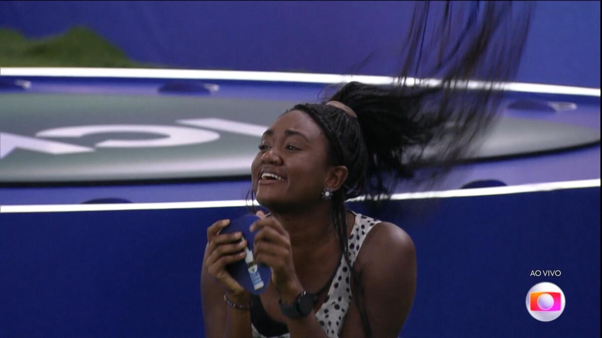 Sarah Aline comemora vitória na Prova do Líder do BBB 23