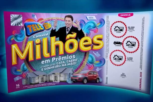 Folheto da Tele Sena de Carnaval 2023