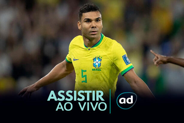 Casemiro na arte de onde assistir ao jogo Marrocos x Brasil, nos amistosos da Seleção Brasileira