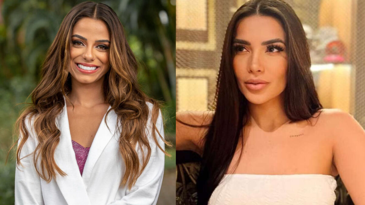 Key Alves e Dania Mendez em uma monatgem