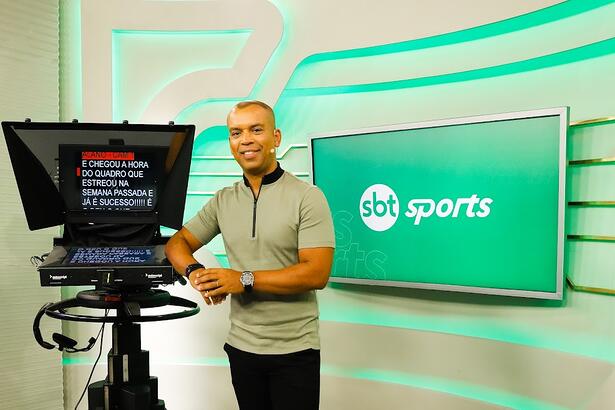 Luiz Alano apresenta o SBT Sports neste domingo (12/03/2023)