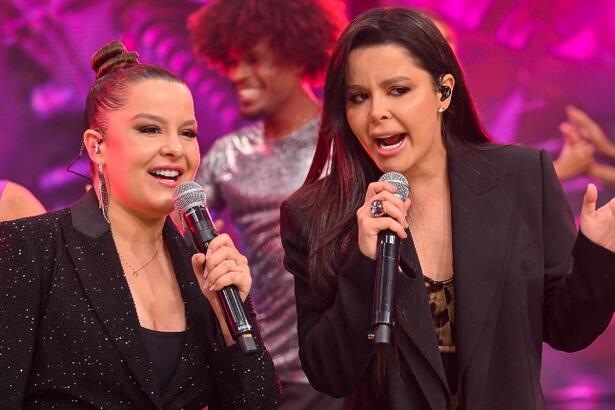 Maiara e Maraísa encantam público cantando Elis Regina no Faustão na Band