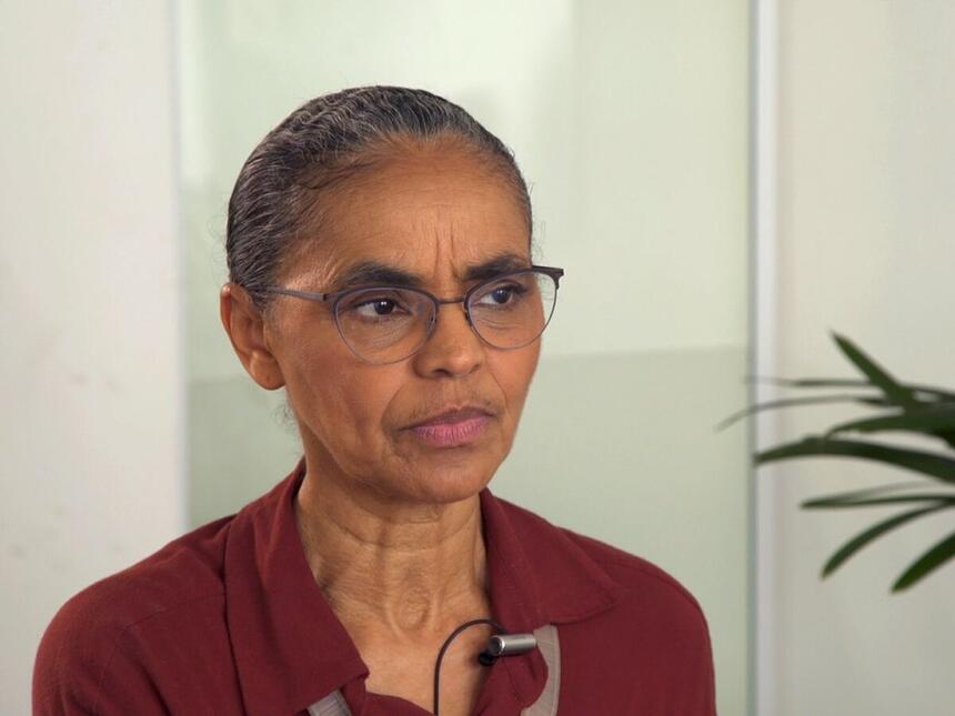 Marina Silva foi internada em Brasília nesta segunda-feira (13)