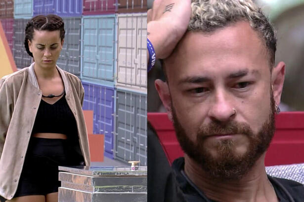 Domitila aperta o botão e chama Fred para o quarto branco do BBB 23