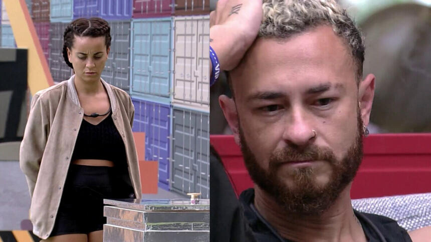 Domitila aperta o botão e chama Fred para o quarto branco do BBB 23