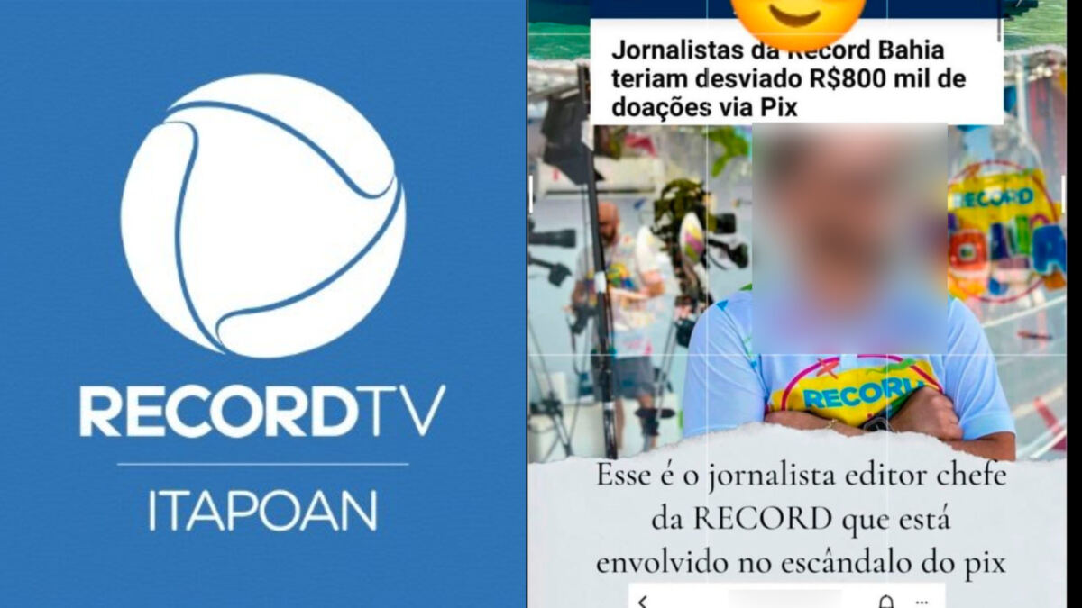 Editor-chefe do Balanço Geral BA tem sua imagem envolvida no caso do Golpe do Pix da Record TV Itapoan