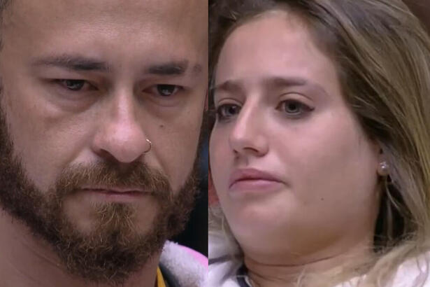 Fred e Bruna Griphao escutam o esporro do Big Boss no BBB 23