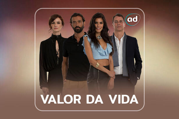 Arte de divulgação do resumo diário da novela Valor da Vida