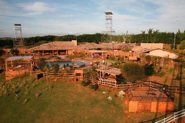 Local da antiga sede de A Fazenda, da Record TV, em Itu (São Paulo).