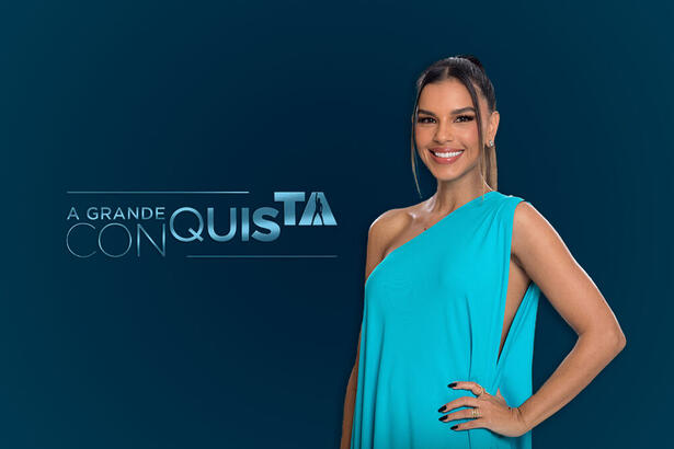 Logo de A Grande Conquista, novo reality da Record TV com Mariana Rios