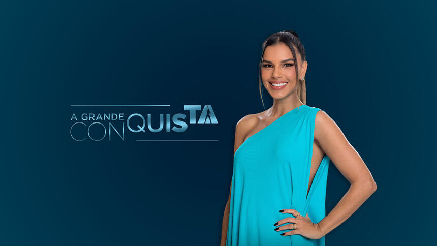 Logo de A Grande Conquista, novo reality da Record TV com Mariana Rios