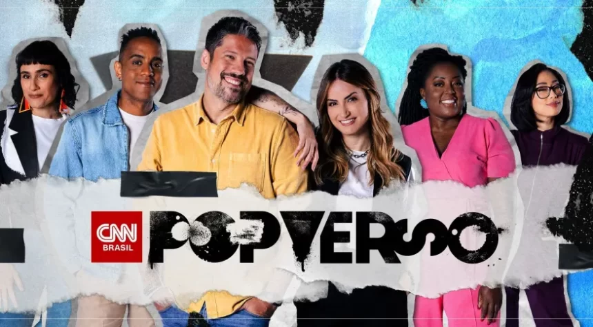 Phelipe Siani e Mari Palma na capa de divulgação do PopVerso