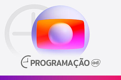 Arte de divulgação da programação da TV Globo