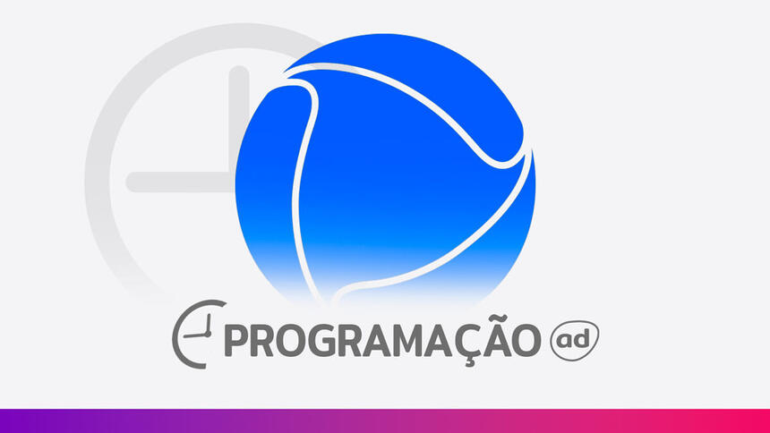 Arte da programação da Record News