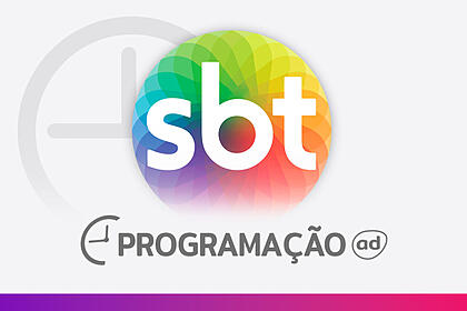 Arte de divulgação da programação do SBT