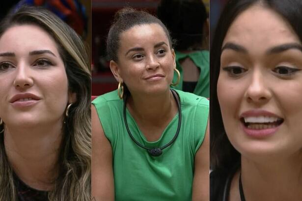 Amanda, Domitila e Larissa formam o 16º Paredão do BBB 23