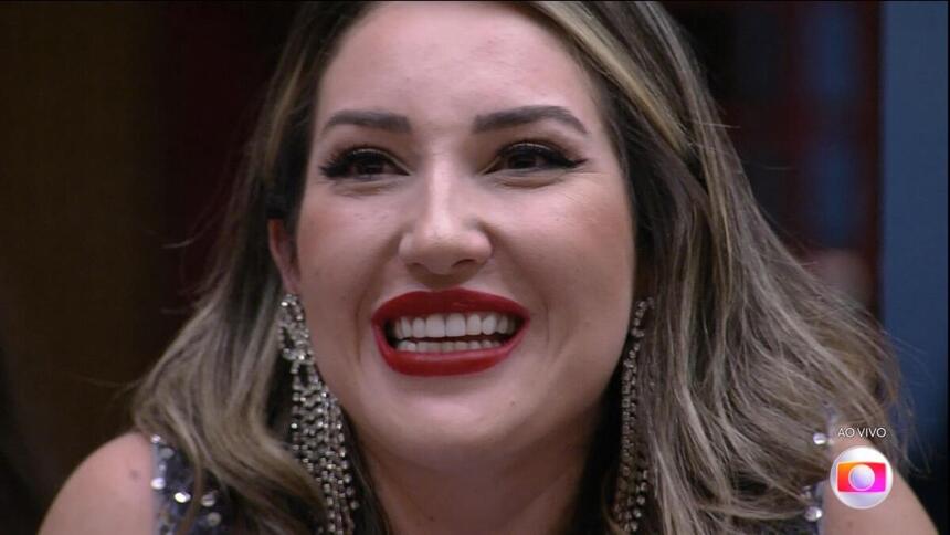 Amanda em trecho da final do BBB 23