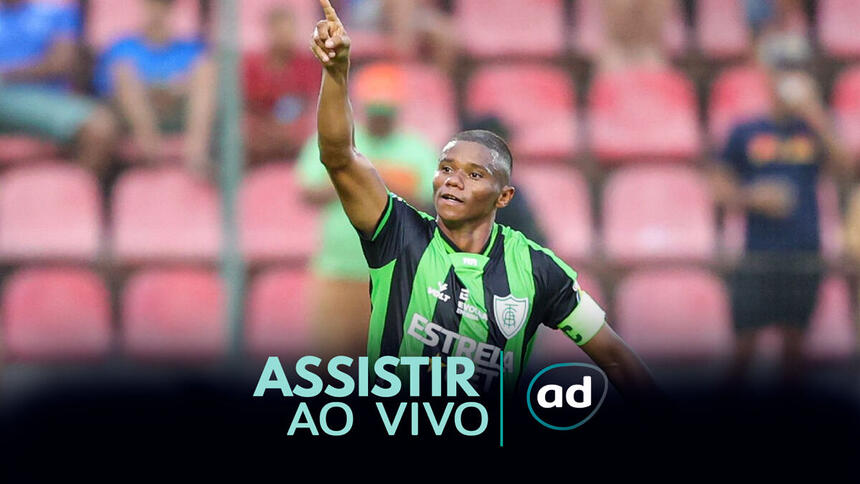 Juninho na arte de onde assistir ao jogo América/MG x Atlético/MG, pela final do Campeonato Mineiro