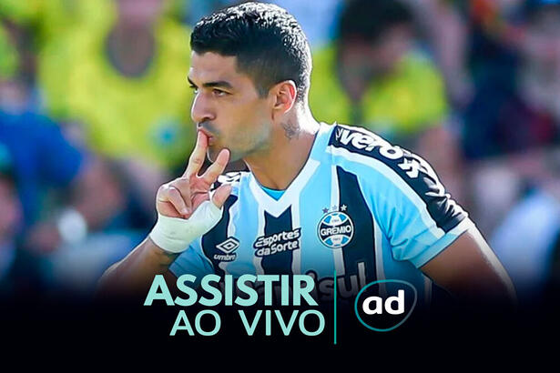 Suarez na arte de onde assistir ao jogo Caxias x Grêmio, pela final do Campeonato Gaúcho