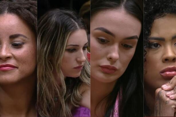 Domitila, Amanda, Larissa e Marvvila estão no 12º Paredão do BBB 23